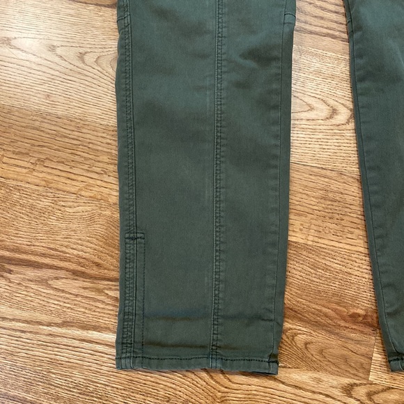 NWT Womens White House black market the straight crop pant olive green - Picture 5 of 14